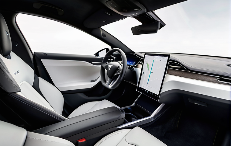 테슬라 모델 Y의 소형 SUV 시장 반응 - **Tesla Model Y - Urban Elegance**
    A sleek, modern Tesla Model Y, freshly updated with its aggre...